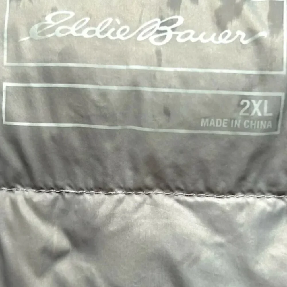 Eddie Bauer Gray Cirruslite Down Parka Size 2X - Picture 5 of 6